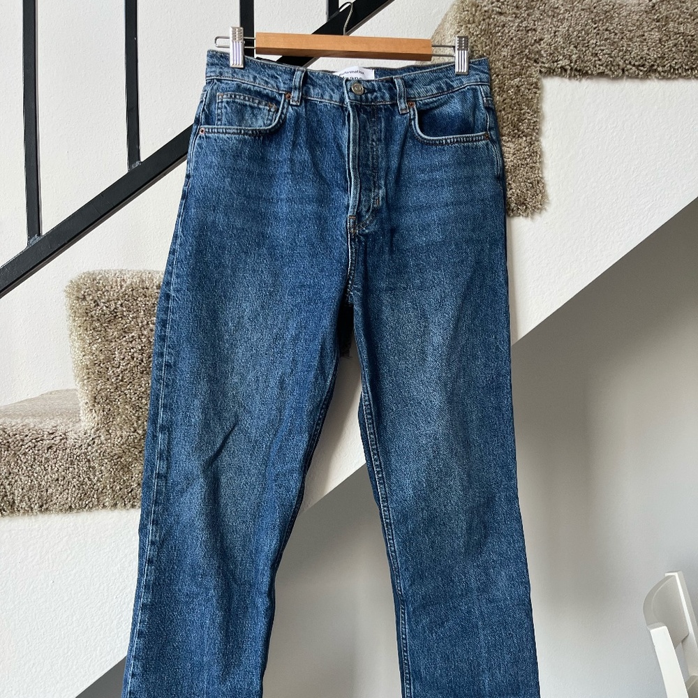 Reformation Cynthia High Rise Straight Jeans